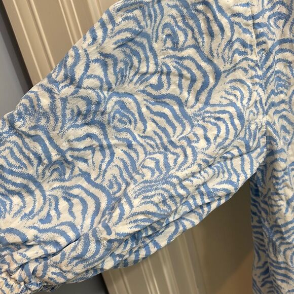 H&M Blue and White Maxi Dress - Picture 4 of 6